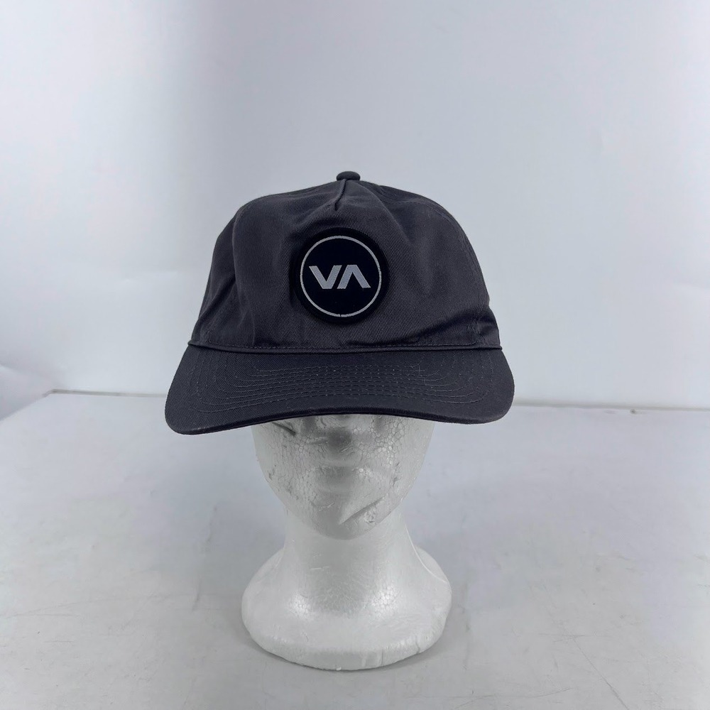 RVCA Sullivan Snapback Hat Charcoal Gray Adjustable VA Logo Cap 23D5502401-CHR